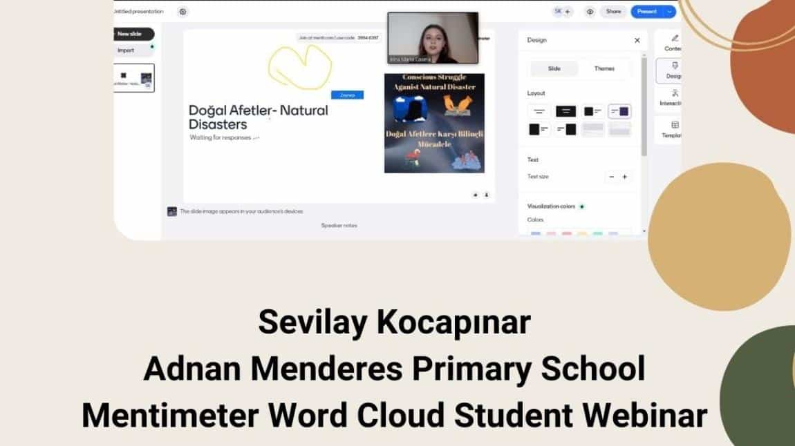 Mentimeter-Kelime Bulutu Öğrenci Webinarı